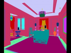 family - office - study room -075 Modèle 3D
