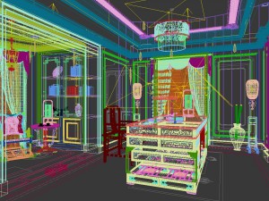family - office - study room -075 Modèle 3D