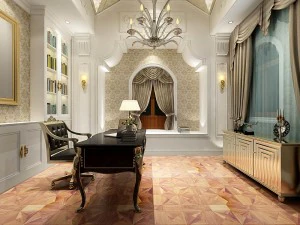 Familie - B&uuml;ro - Arbeitszimmer -076 3D Modell