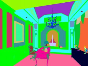 family - office - study room -076 3D Модель