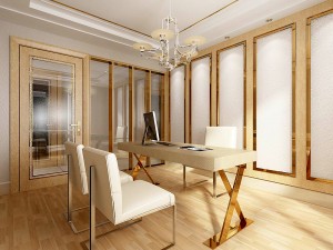 family - office - study room -079 3D Модель