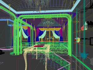 family - office - study room -080 3D Model