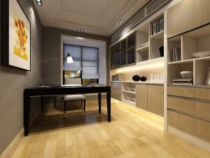 Familie - B&uuml;ro - Arbeitszimmer -083 3D Modell