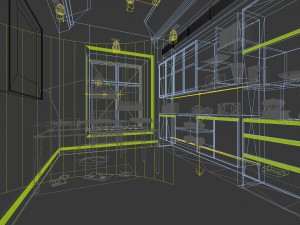 family - office - study room -083 3D Model