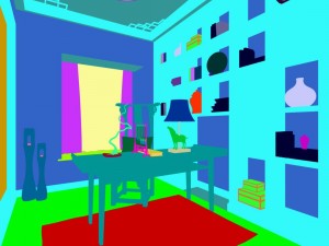 family - office - study room -084 3D 模型