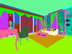 family - office - study room -087 3D Model