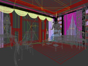 family - office - study room -087 3D 模型