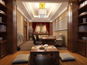 family - office - study room -088 3D Model