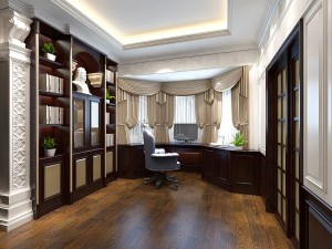 family - office - study room -089 3D 模型