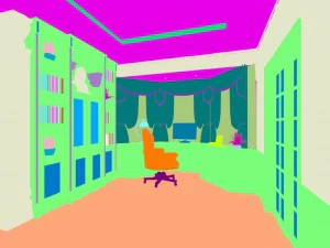 family - office - study room -089 3D Model