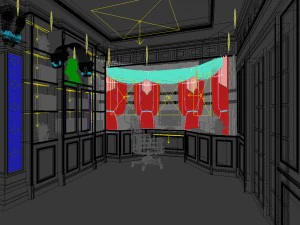 family - office - study room -089 3D Model