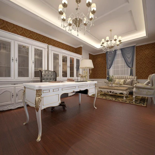 family - office - study room -091 3D Model .c4d .max .obj .3ds .fbx .stl .blend 