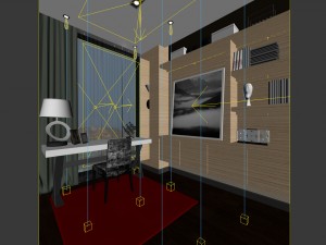 family - office - study room -093 3Dモデル