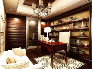 family - office - study room -095 3D 모델