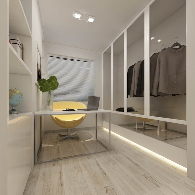 family - office - study room -096 Modelo 3D .c4d .max .obj .3ds .fbx .stl .blend