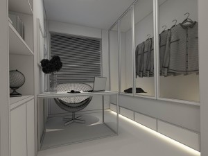 family - office - study room -096 Modelo 3D