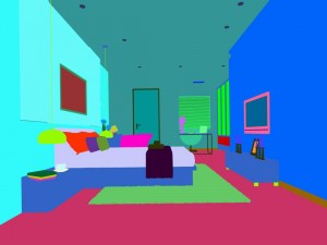 family - office - study room -096 Modelo 3D