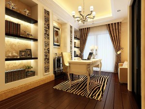 family - office - study room -0101 3D Model