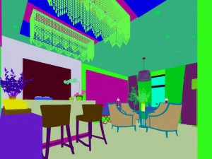 family - office - study room -0102 3D Model