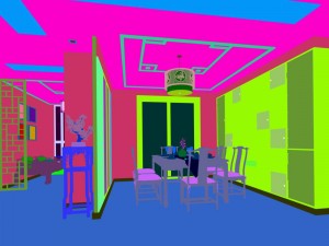 family - office - study room -0103 3D Model