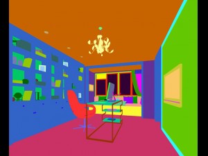 family - office - study room -0104 3D Модель