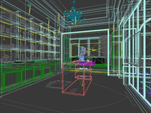 family - office - study room -0104 3D Model