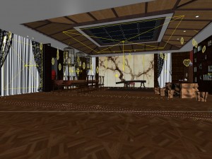 family - office - study room -0106 3D Модель