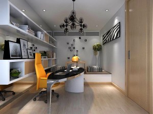 family - office - study room -0108 3D Model