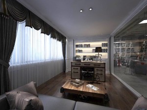 family - office - study room -0111 3D Model