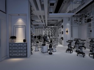 family - office - study room -0111 3D Model