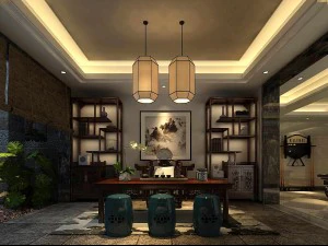 family - office - study room -0114 3D Model