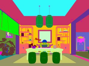 family - office - study room -0114 3D Model