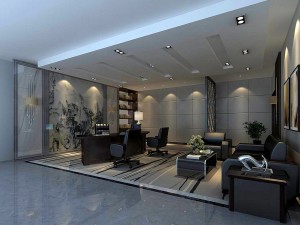 family - office - study room -0117 3D Model
