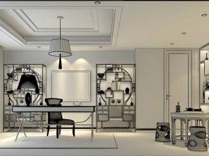 family - office - study room -0120 3D मॉडल