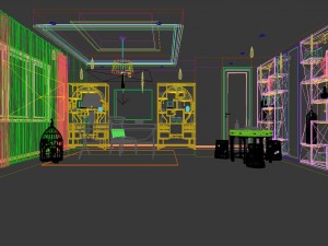 family - office - study room -0120 3D मॉडल