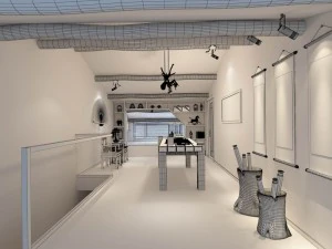 family - office - study room -0122 3D Model