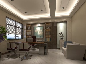 family - office - study room -0124 3D Model