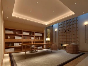 family - office - study room -0125 3D Model