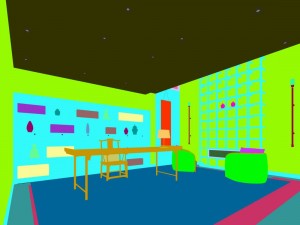 family - office - study room -0125 3D 모델