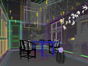 family - office - study room -0126 3D Модель