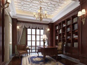 family - office - study room -0131 Modelo 3D