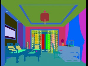 family - office - study room -0132 3D Modell