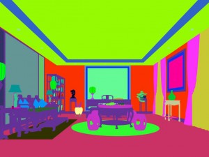 family - office - study room -0133 3D Model