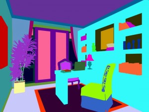 family - office - study room -0134 3D Model