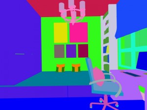 family - office - study room -0137 3D Model