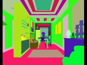 family - office - study room -0137 3D Model