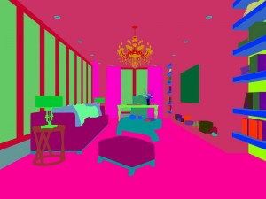 family - office - study room -0138 3D Model