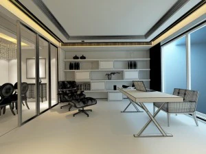 family - office - study room -0139 3D Model