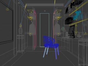 family - office - study room -0143 3D Model