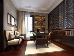 family - office - study room -0144 3D Модель